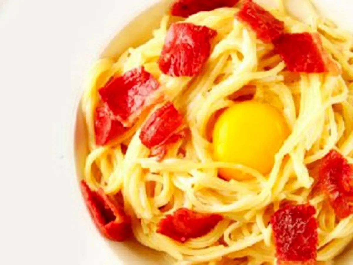 دستور تهیه اسپاگتی کربونارا