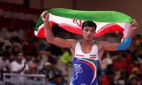 محمدرضا گرایی سومین طلایی کشتی فرنگی ایران در آسیا