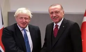 حرکت عجیب اردوغان با نخست وزیر انگلیس/ ویدئو ‏