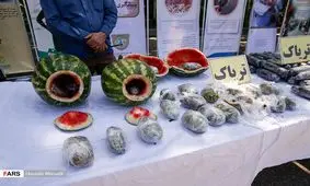 توقیف بار هندوانه با طعم تریاک