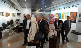 نمایش آثار یکصد هنرمند در نگارخانه برج میلاد