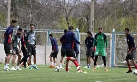 تمرینات شاگردان لیکنز برای دیدار با پرسپولیس پیگیری شد