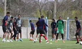 تمرینات شاگردان لیکنز برای دیدار با پرسپولیس پیگیری شد