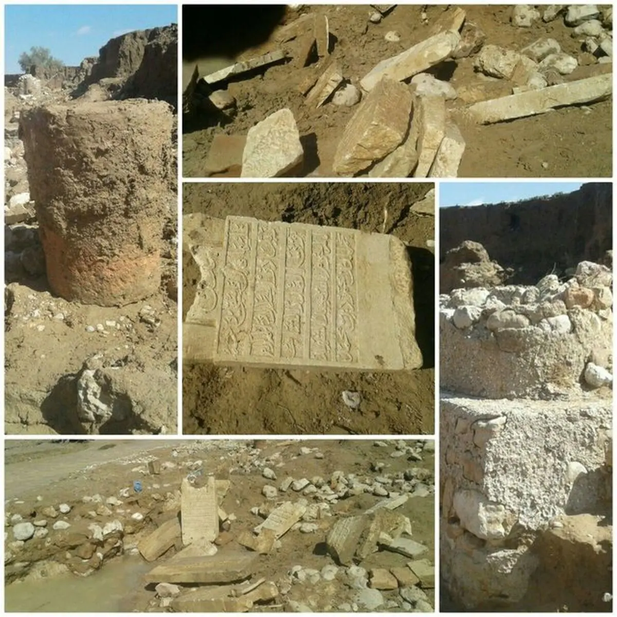 باران، قبرستان قدیمی لارستان را کشف کرد