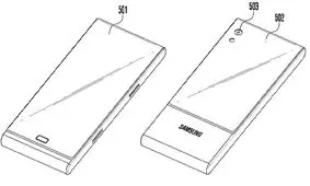 گوشی سامسونگ با نمایشگر شال مانند در راه است