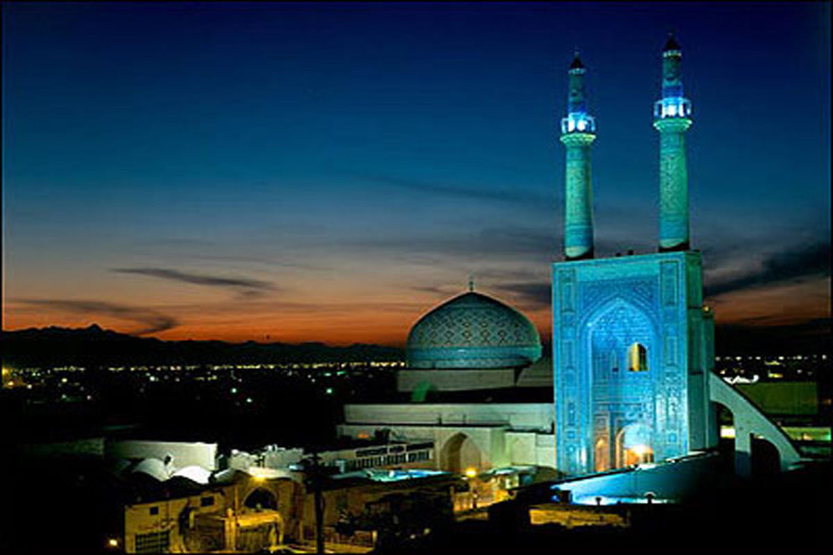 تصاویری جذاب از مسجدی با قدمت ۱۰۰ سال در یزد