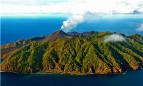 فوران تنها آتشفشان هند پس از 150 سال +تصویر