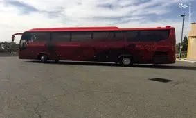 دستگیری فرد حمله کننده به اتوبوس پرسپولیس در تبریز