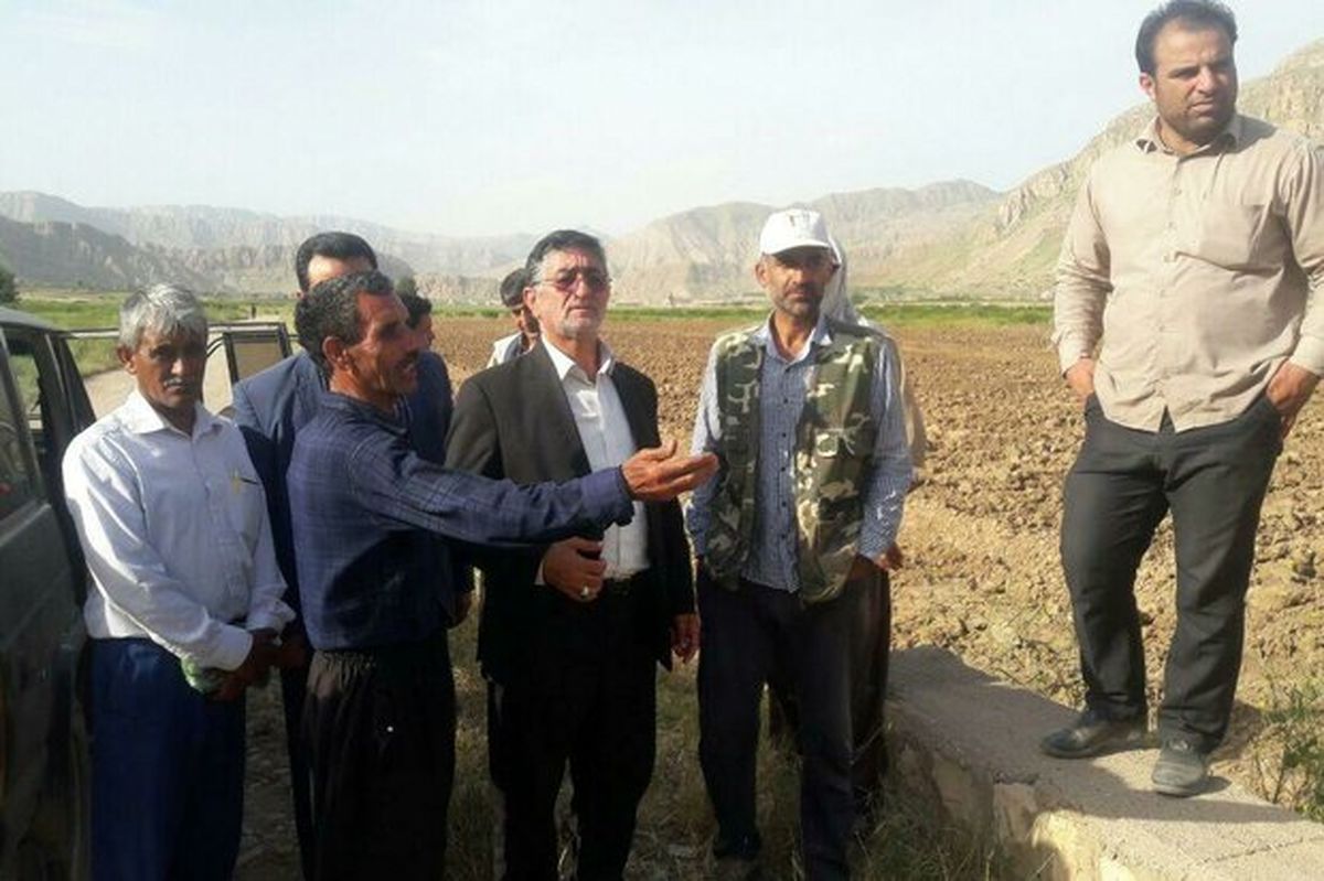 پل موقت روستاهای شمال غربی پلدختر در دست احداث است