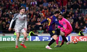 پیروزی قاطع بارسا برابر لیورپول با درخشش مسی