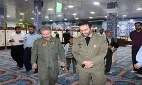 سخنگوی ارتش از پایگاه هوایی شهید عبدالکریمی بازدید کرد