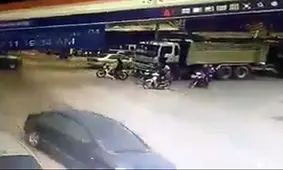 مکانی خطرناک برای موتورسوارها + فیلم