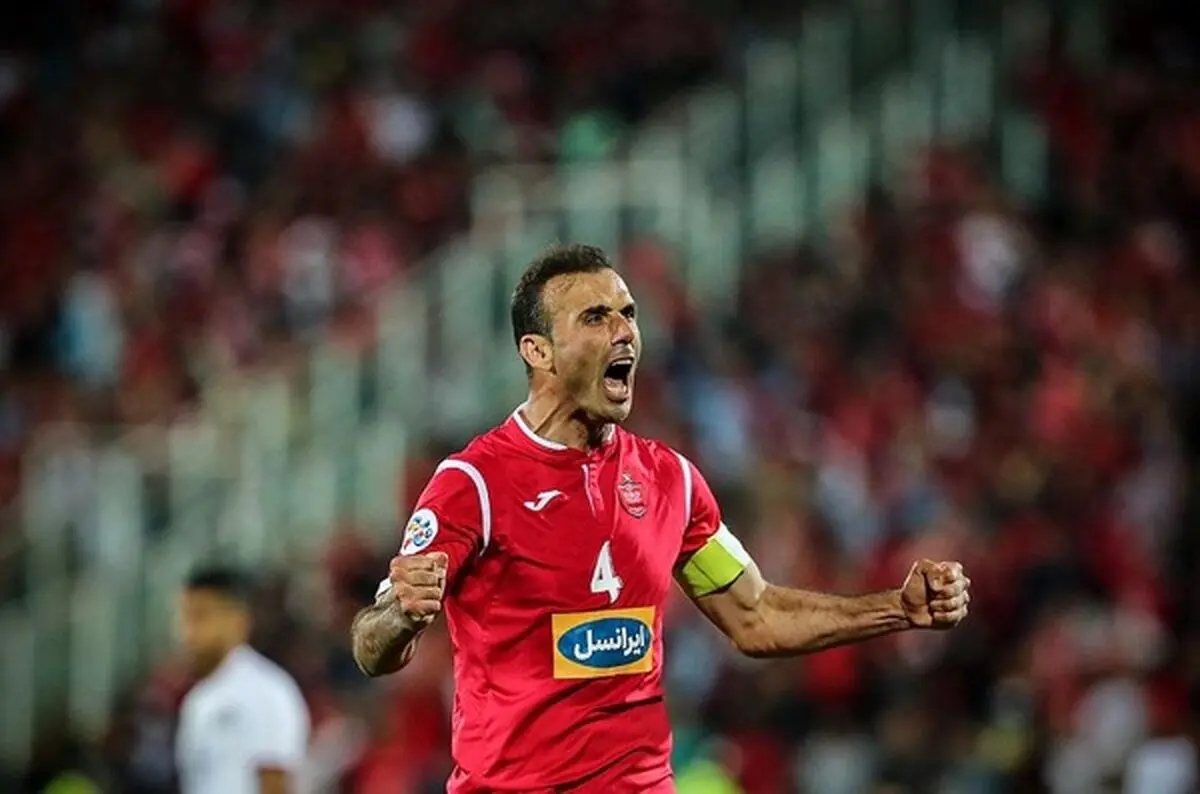 کاپیتان پرسپولیس در لیگ برتر ایران جاودانه می‌شود