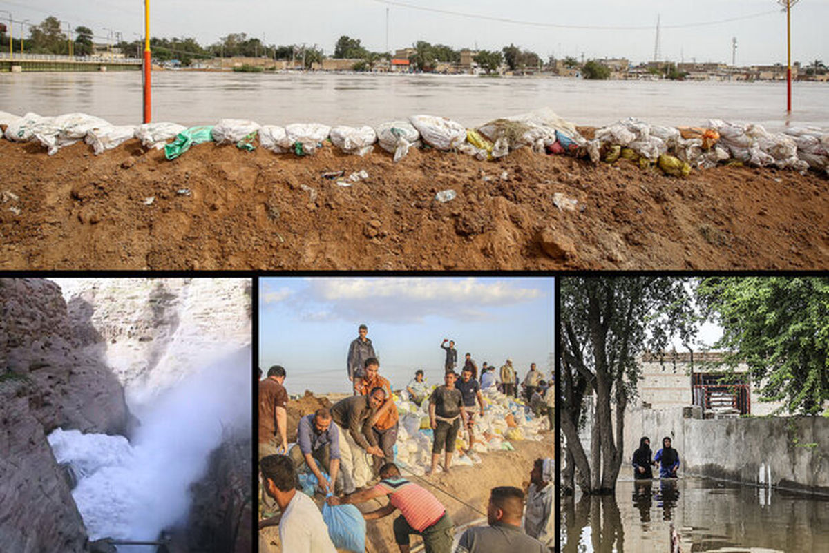 سیل خوزستان و لرستان به خاک آسیب زیادی زده است