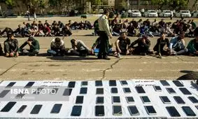 165 سارق حرفه‌ای در تهران دستگیر شدند+ عکس