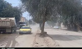 سیل ویرانگر پلدختر گردوخاک به‌پا می‌کند+تصاویر