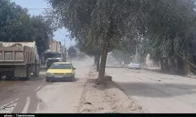 سیل ویرانگر پلدختر گردوخاک به‌پا می‌کند+تصاویر