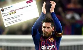 واکنش جالب باشگاه بارسلونا به نظرسنجی یوفا برای انتخاب بازیکن هفته اروپا