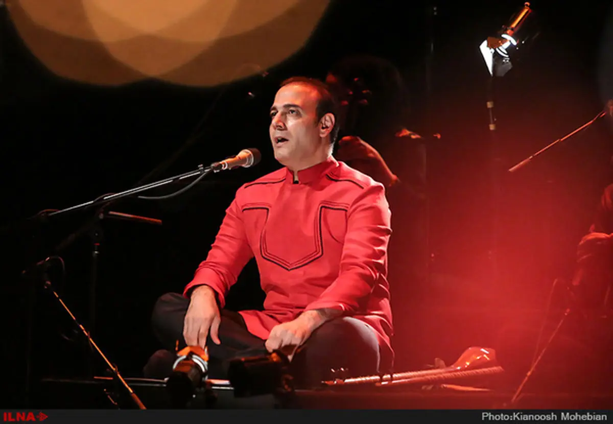 علیرضا قربانی شعری از احمد شاملو را خواند