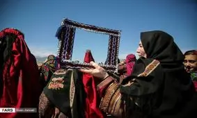 مراسم ازدواج در روستای لائین + تصاویر