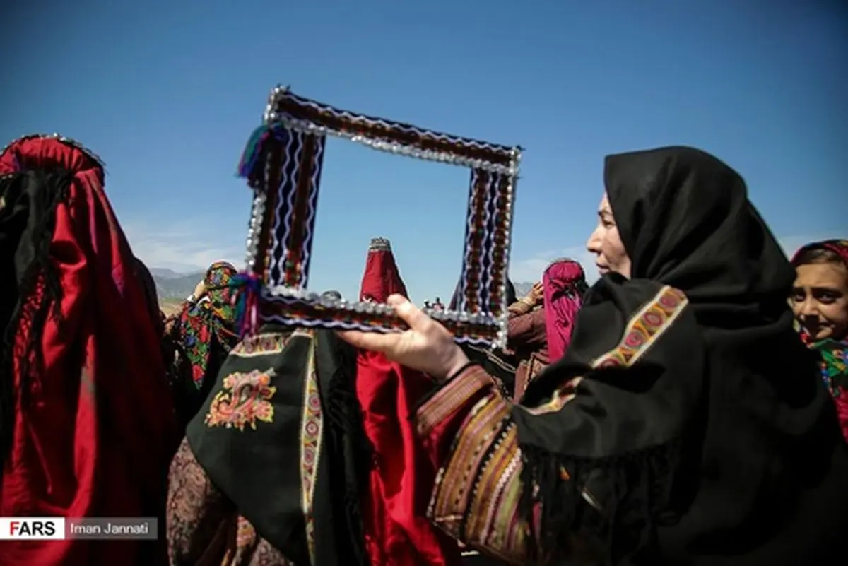 مراسم ازدواج در روستای لائین + تصاویر