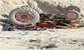 سقوط تراکتور در سد خاکی با دو کشته