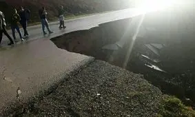 رانش زمین در جاده توسکاچال - دوزین خسارت جانی نداشت/ قطع گاز شهر دوزین و 21 روستای منطقه