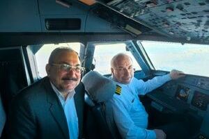 قالیباف هدایت پرواز تهران به بجنورد را برعهده داشت