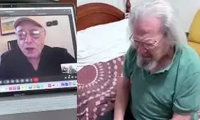 دیدار مجازی اکبر زنجانپور و منوچهر فرید/ ویدئو