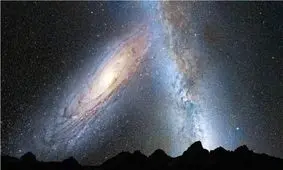 شاید کهکشان های راه شیری و آندرومدا با هم برخورد نکنند!

