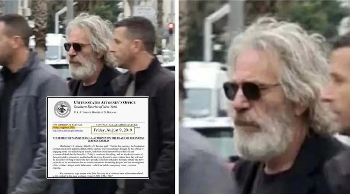 جفری اپستین زنده است؛ این عکس مدرک آن است
