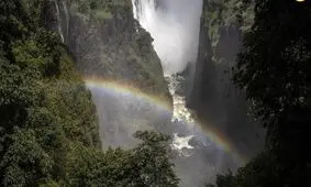  آبشار شگفت انگیز ویکتوریا در زامبیا