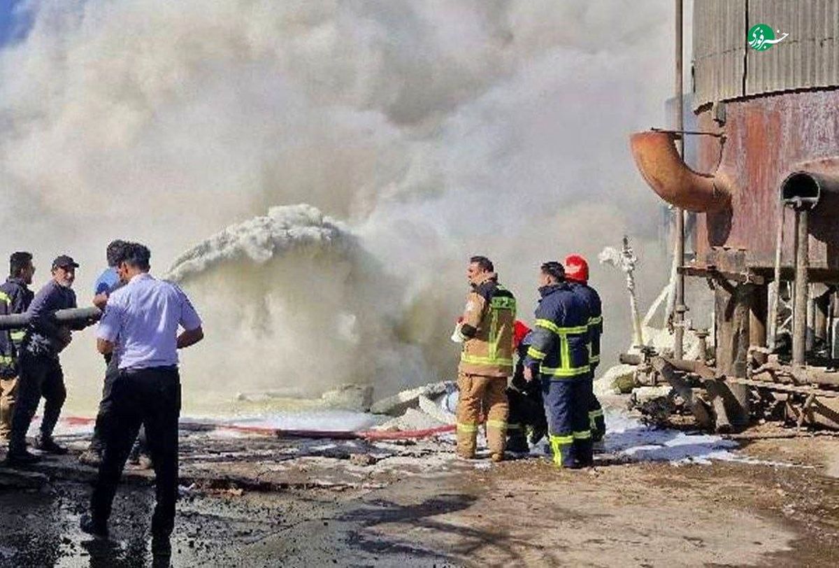 آتش سوزی در پالایشگاه نفت ایوانکی با یک فوتی و ۳ مصدوم