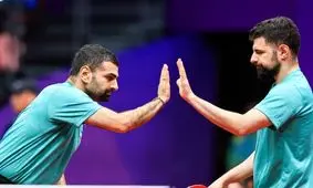 پایان کار برادران عالمیان با مدال برنز در تنیس روی میز دونفره/ نوشاد پرافتخارترین شد

