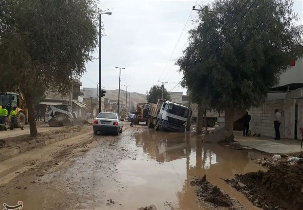 شهر پلدختر ۳۳ روز پس از سیل به‌روایت تصویر