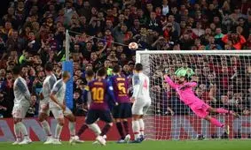 تقلب ۳ متری مسی برای گلزنی مقابل لیورپول!