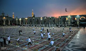 امسال سفره افطاری در حرم بر پا نخواهد شد