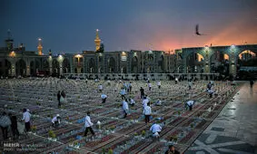 امسال سفره افطاری در حرم بر پا نخواهد شد