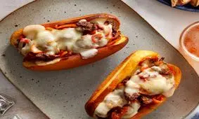 طرز تهیه فیلی چیز استیک با سیب زمینی برشته