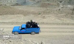 واژگونی وانت سرویس مدرسه دخترانه در بشاگرد با 3 مصدوم