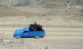 واژگونی وانت سرویس مدرسه دخترانه در بشاگرد با 3 مصدوم