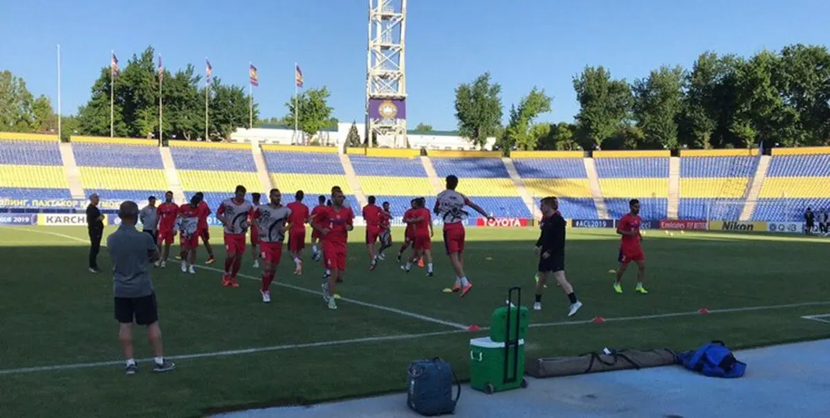 اعتراض پرسپولیسی‌ها به اتوبوس/ربیع‌خواه تمرین کرد