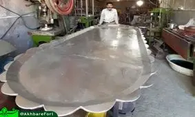 بزرگترین سینی مسی دنیا در زنجان ساخته شد