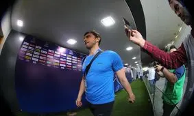 گزارش تصویری حضور بازیکنان و کادرفنی دو تیم استقلال ایران - الدحیل قطر در ورزشگاه آزادی