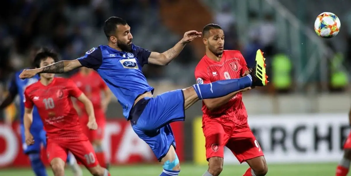 تساوی استقلال ایران و الدحیل در نیمه اول/ تیردروازه مانع گلزنی آبی‌ها