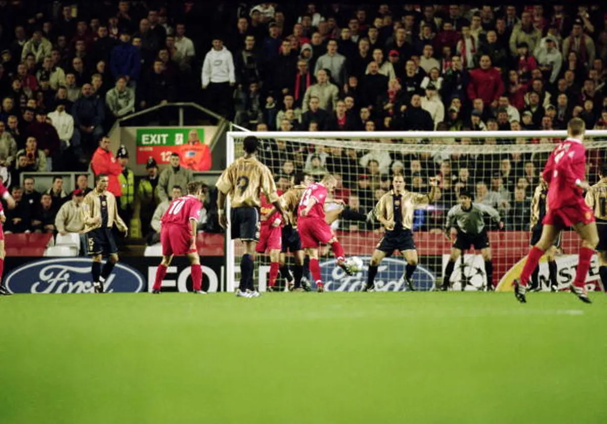 خاطرات شیرین بارسلونا از استادیوم آنفیلد