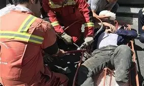 فرو رفتن میلگرد در پای جوشکار + تصاویر