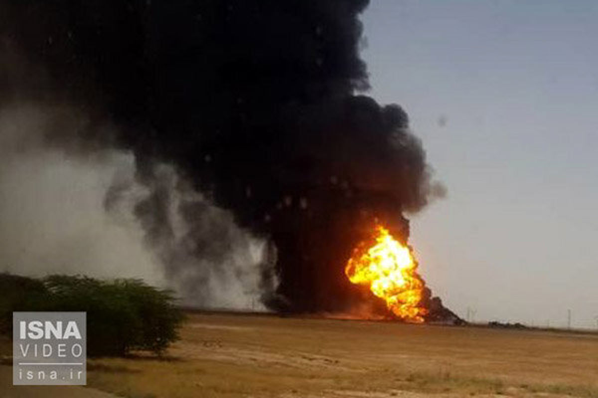 ویدئو / آخرین اخبار از آتش‌سوزی خط لوله نفتی امیدیه - اهواز