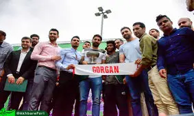 جشن نایب قهرمانی تیم بسکتبال شهرداری گرگان در لیگ برتر