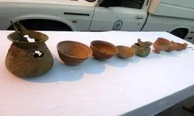 ظروف مفرغی ۳ هزار ساله در بهشهر کشف شد